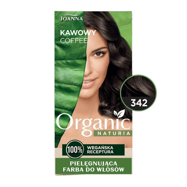צבע שיער - Naturia organic קרם צבע לשיער ללא אמוניה צבע קפה 342